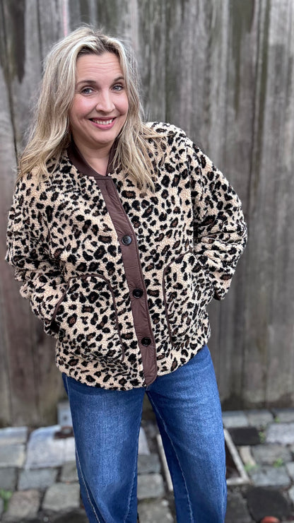 Reversible Leopard jacket