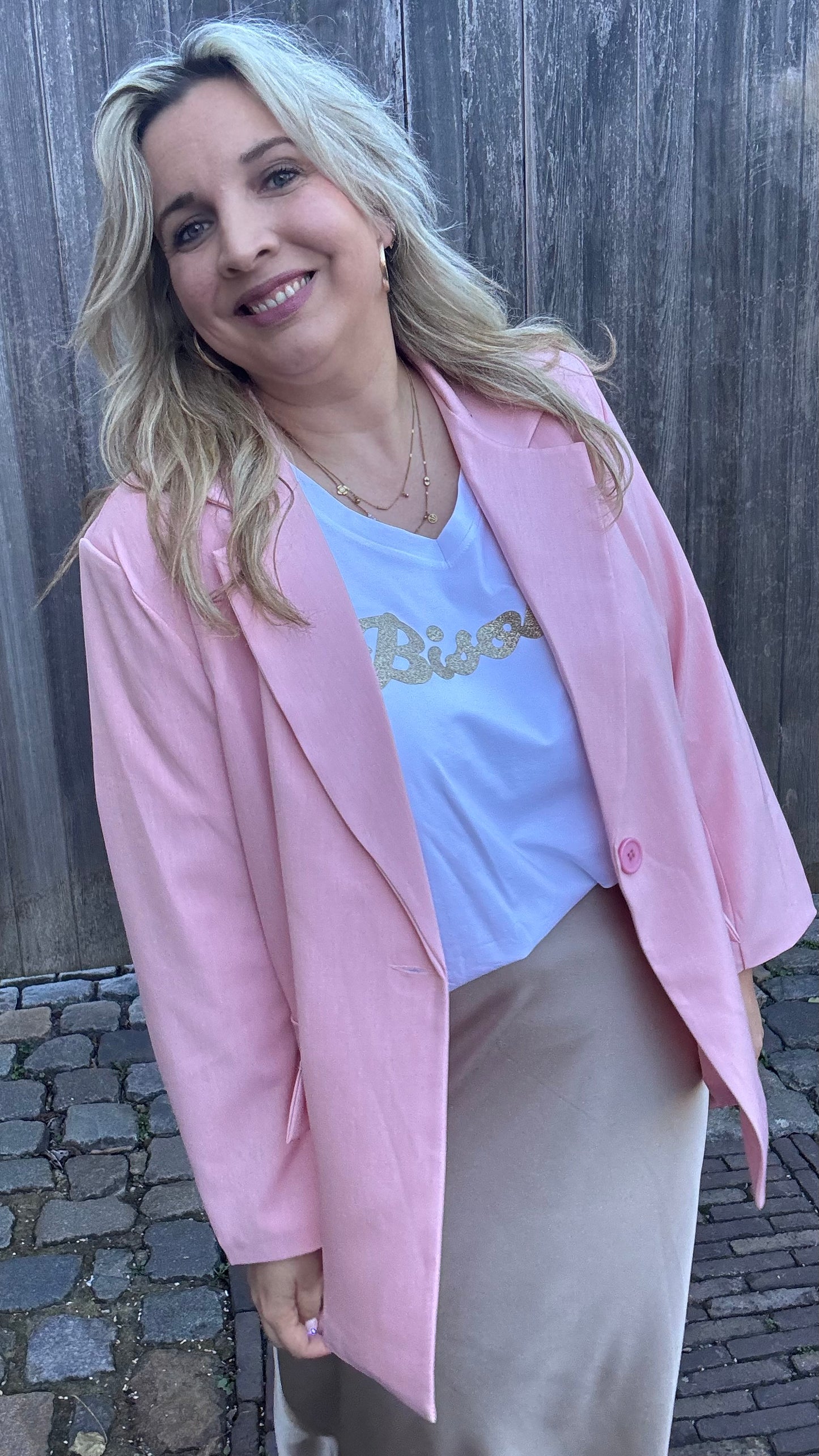 Vanessa blazer - Roze
