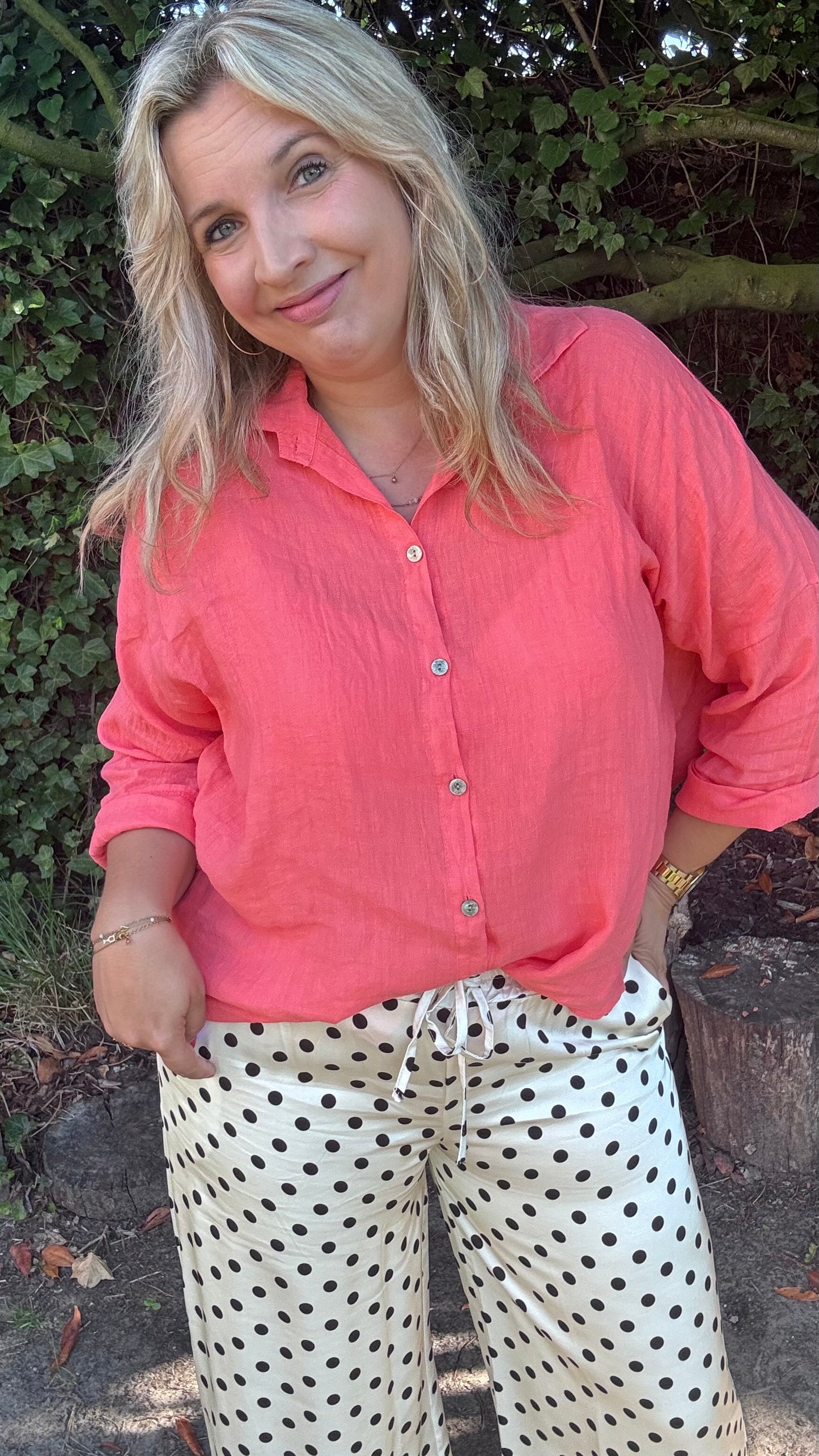 Mika blouse - Koraal