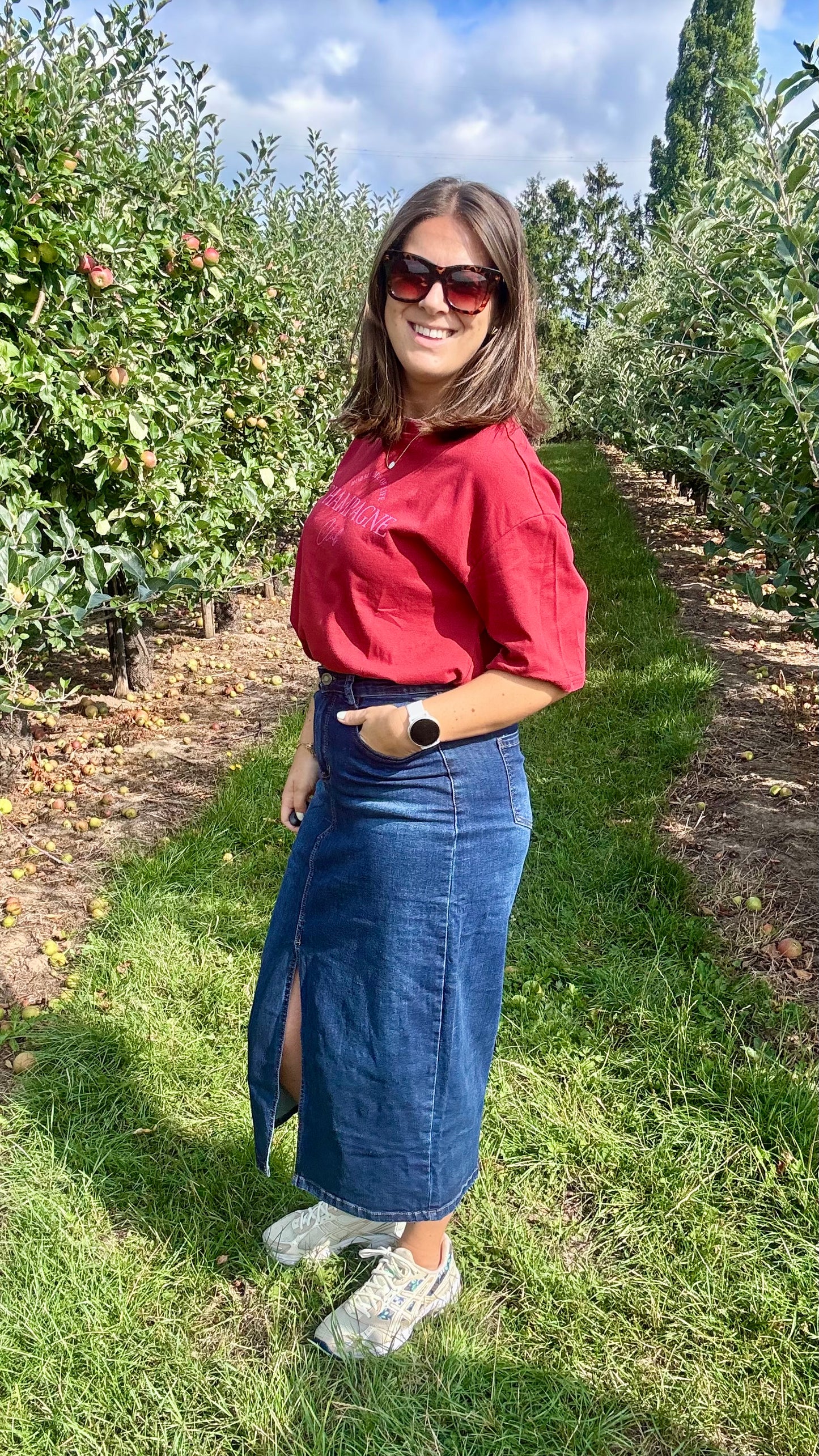 Raw Denim Skirt