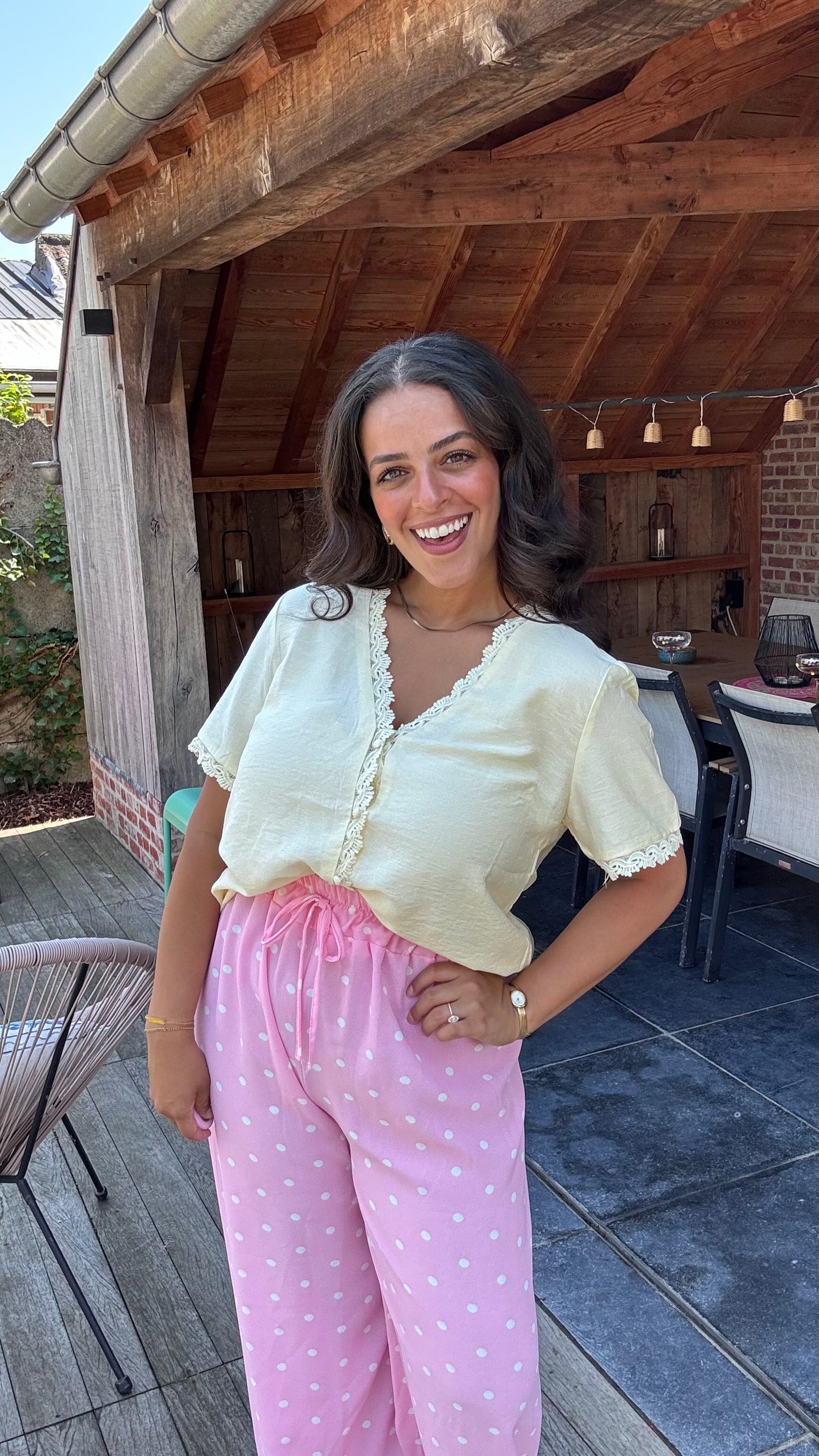 Monique blouse - Butteryellow