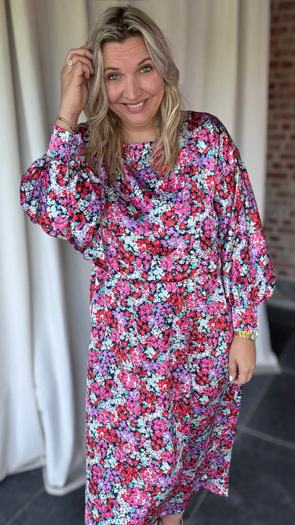 Bellini dress - Purple flowers