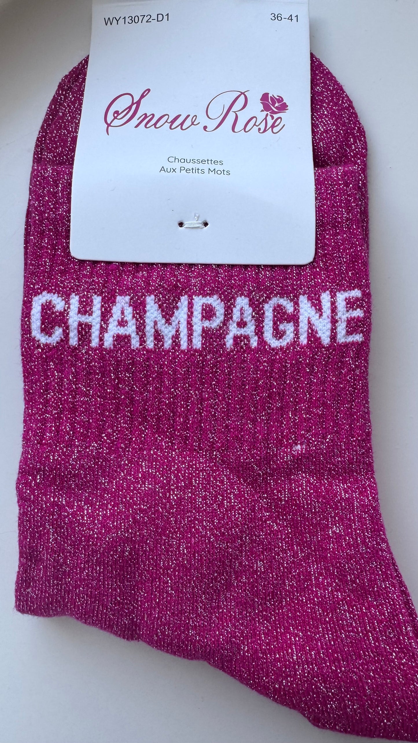 Quote sokken: Champagne