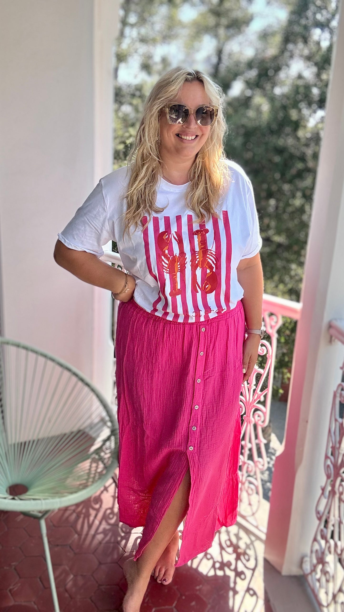 Ruth tetra rok fuchsia