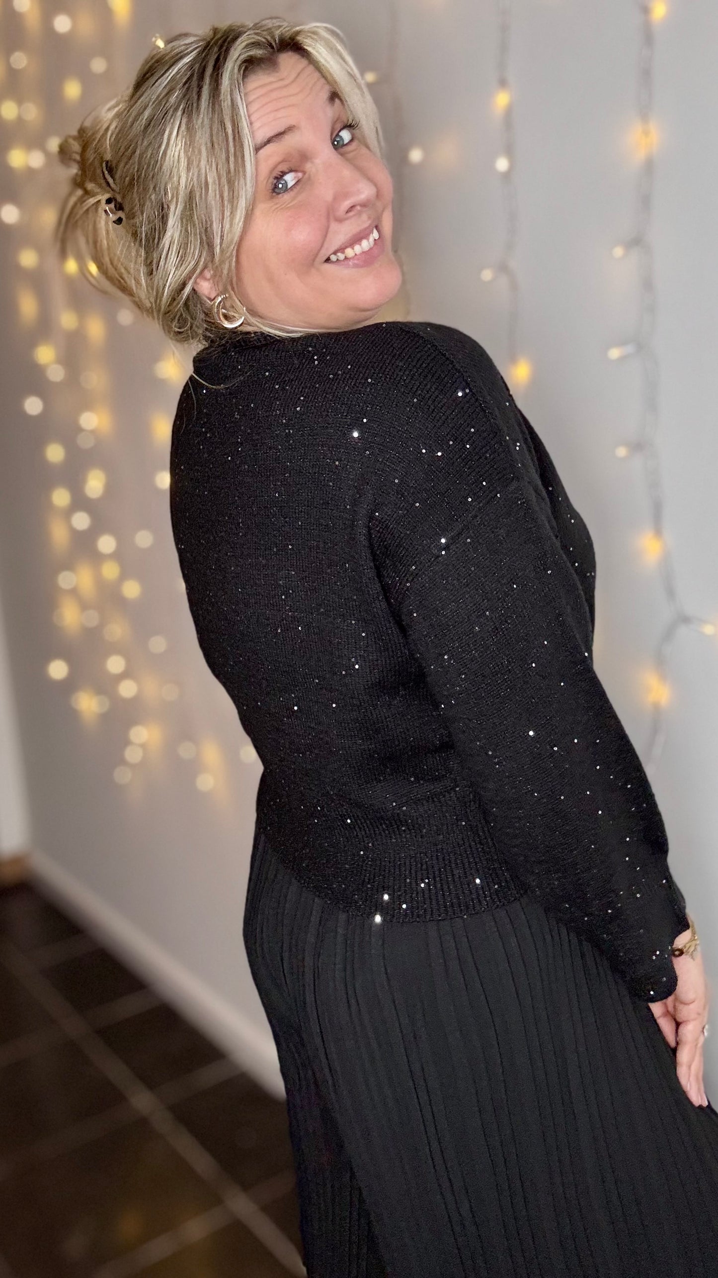 Sparkle trui - Zwart