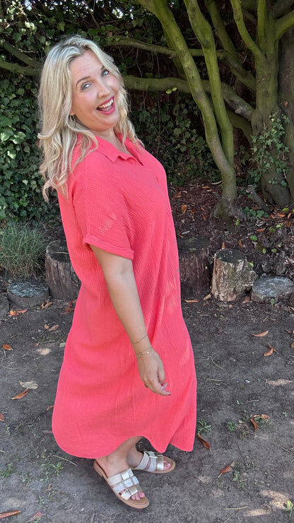 Justine jurk - Koraal