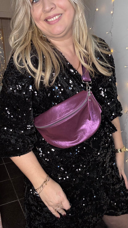 Heuptas metallic - Paars