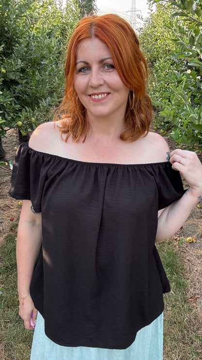 Dina blouse - Zwart