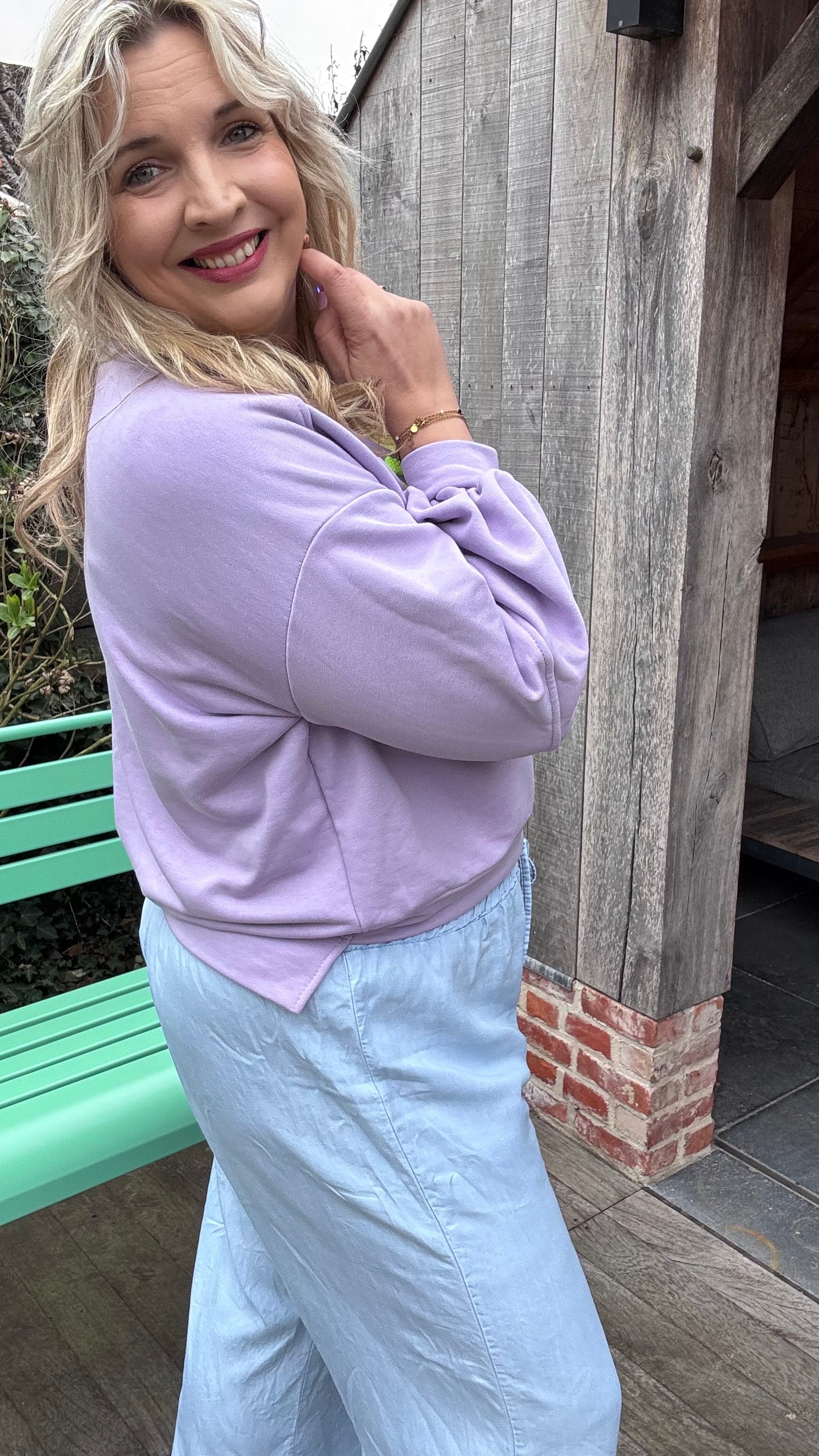 Sweater Crème de la crème - paars
