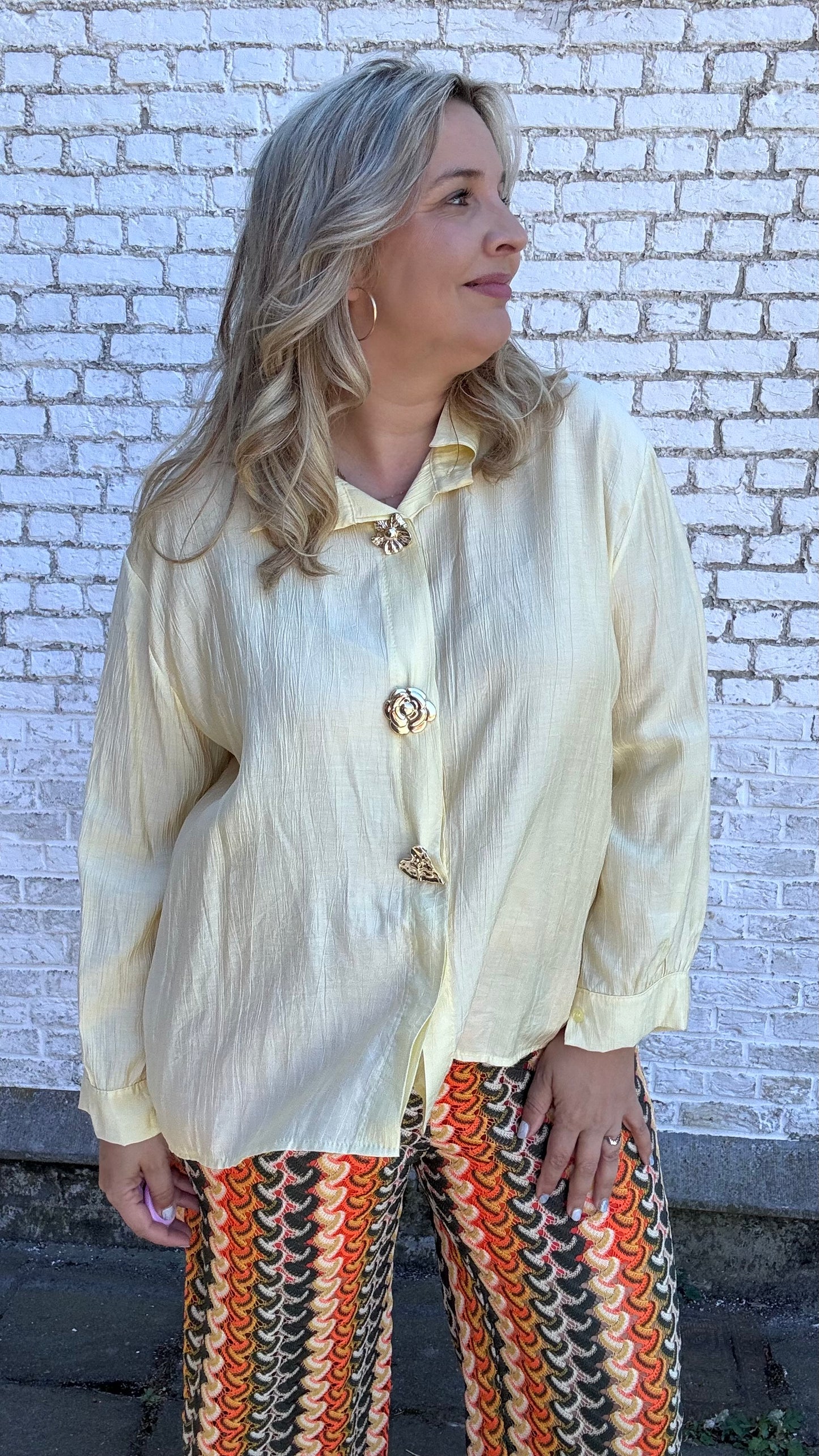 Veerle blouse - Butteryellow