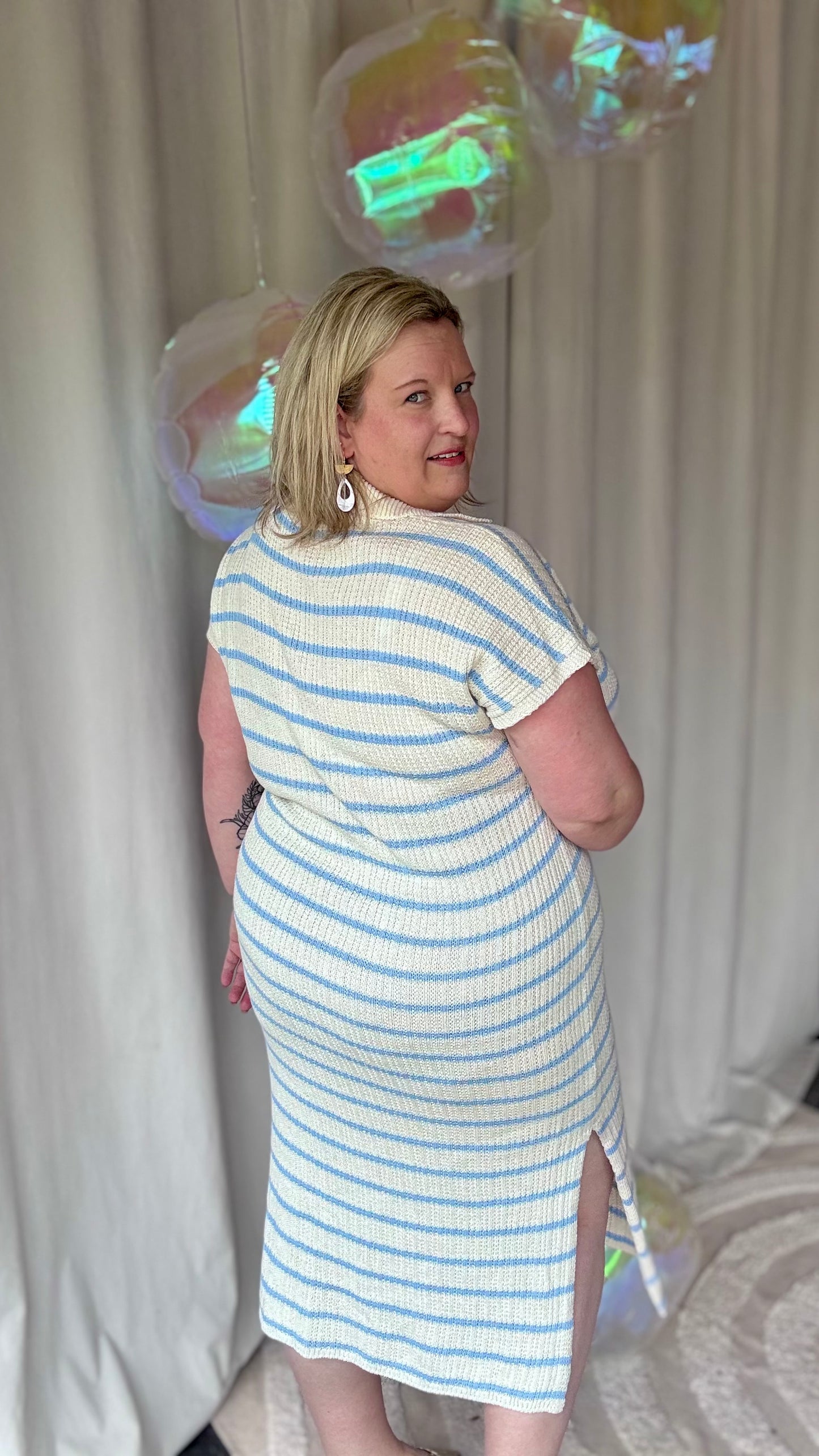 Coastal crochet blauw