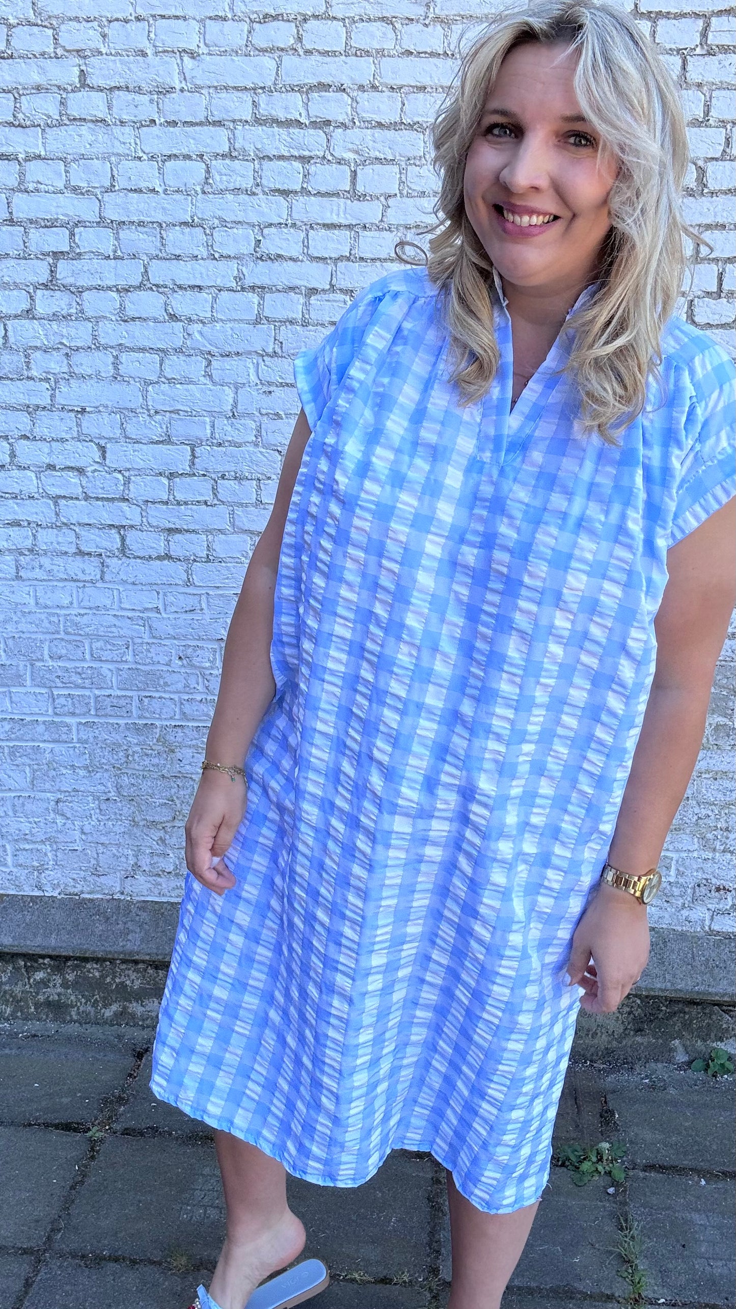 Sien jurk - Blauw