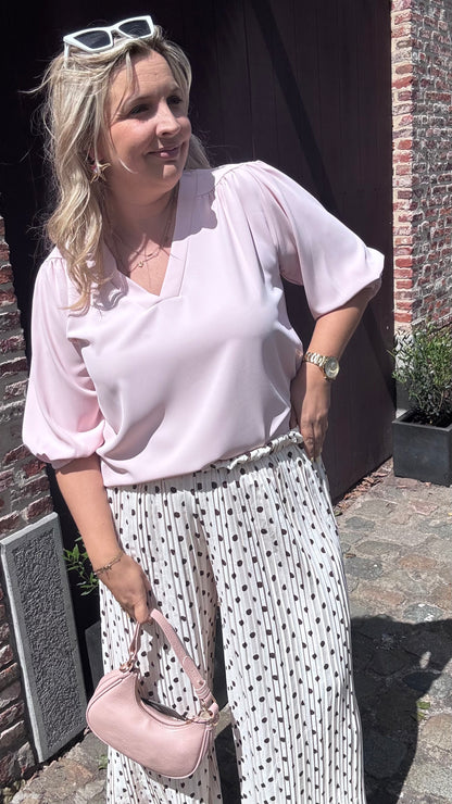 Polkadot Plissé broek