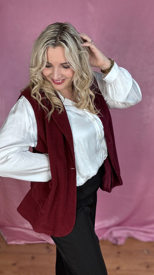 Peggy blazer - Wijnrood