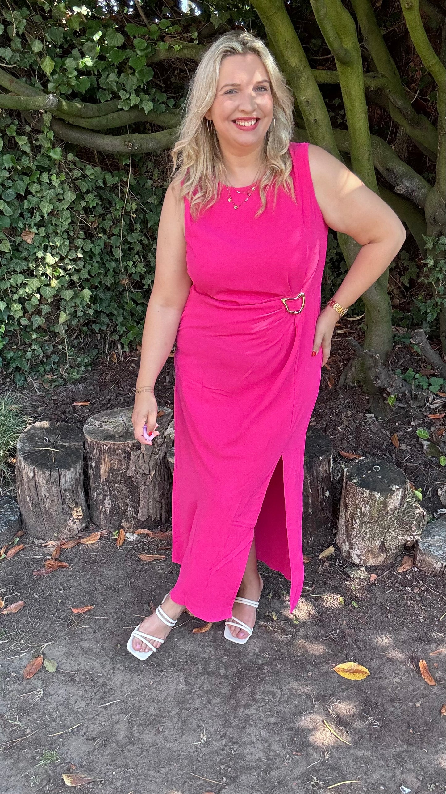 Victoria jurk - Roze