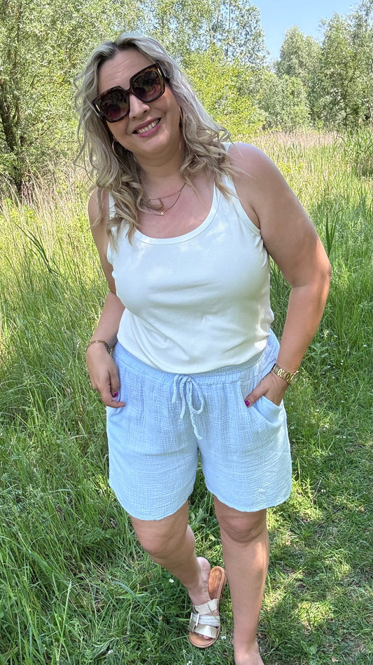 Tetra short - Blauw