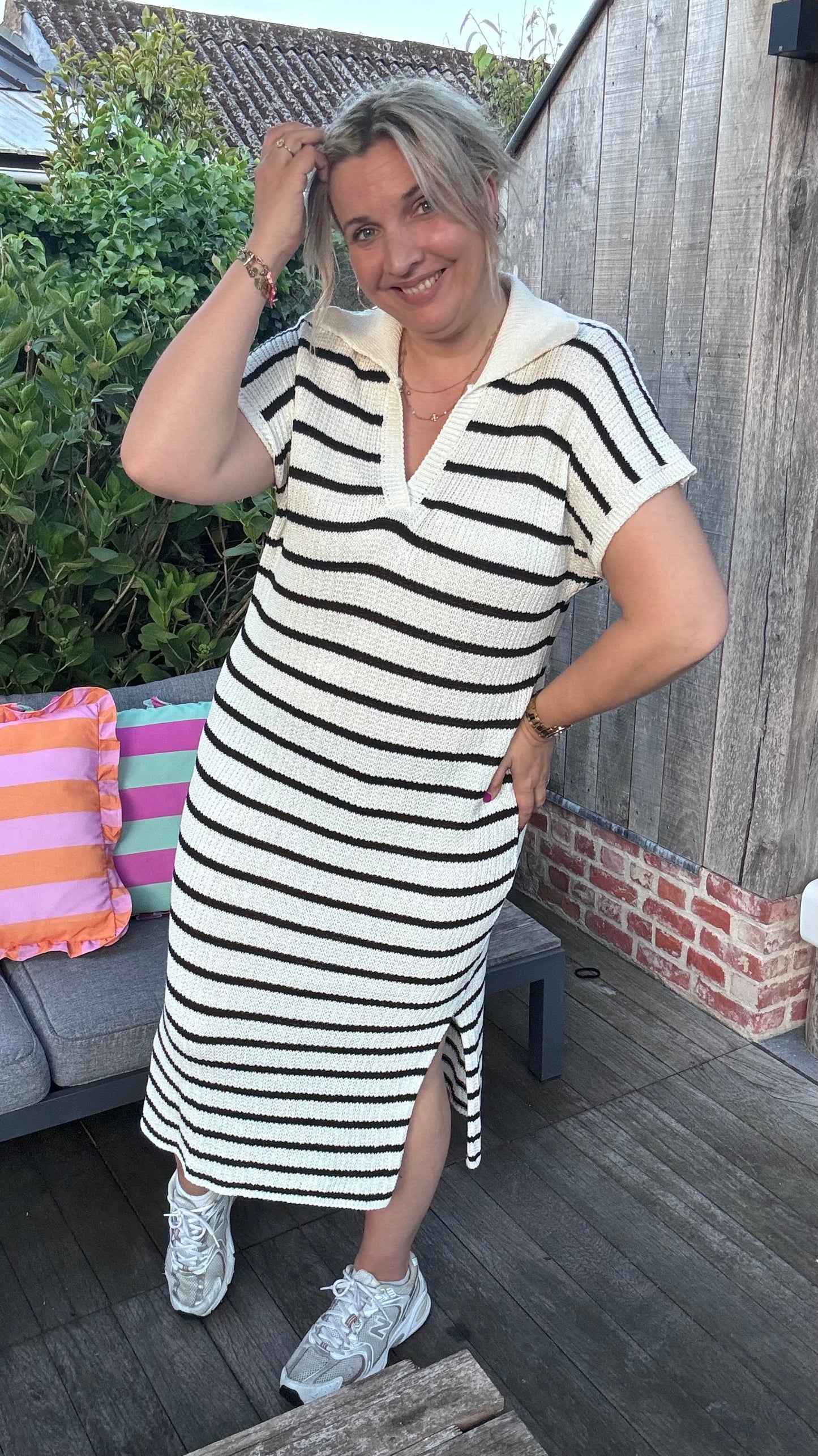 Crochet dress - Wit