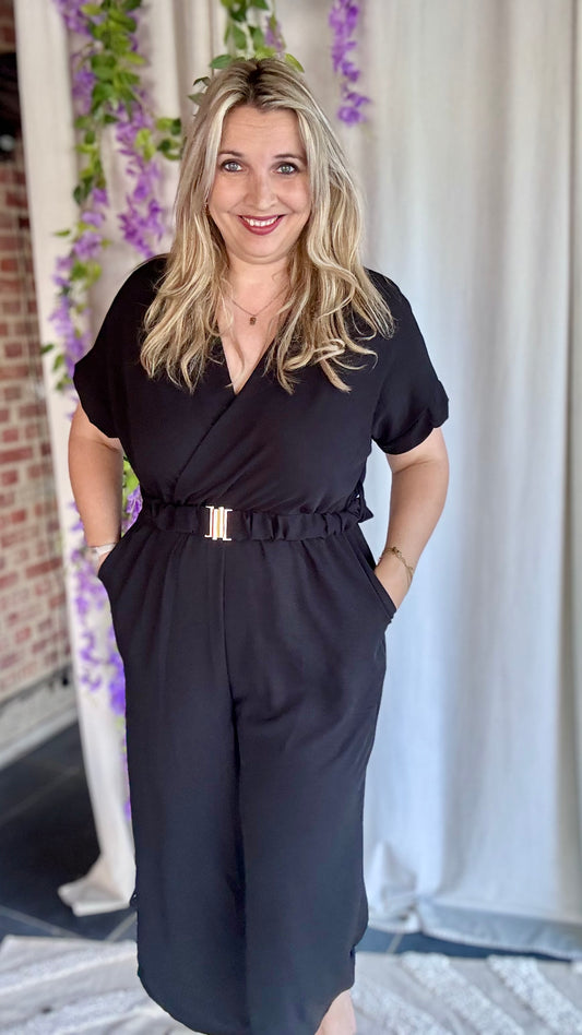 Nina jumpsuit zwart