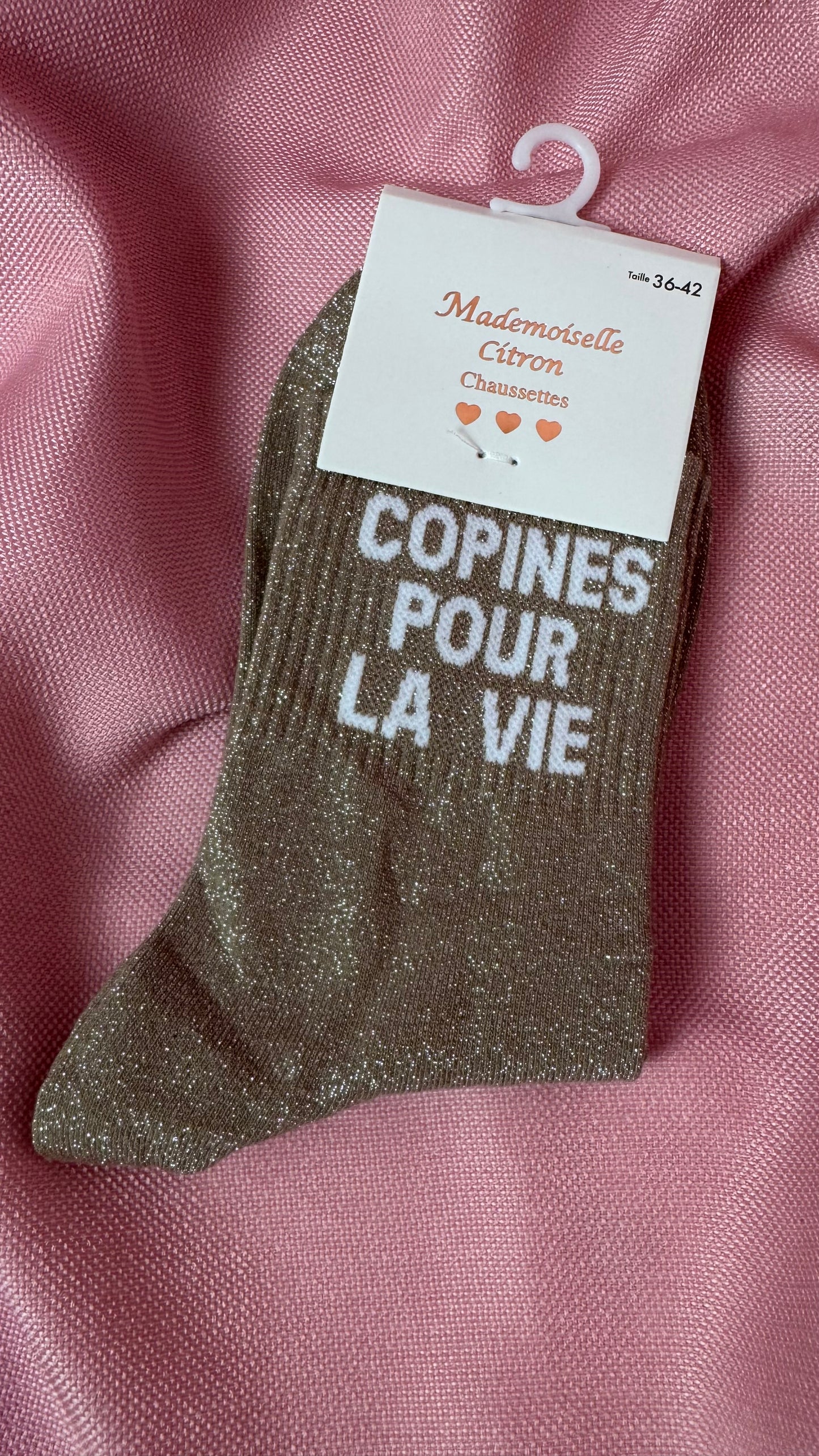 Quote sokken: Copines pour la vie