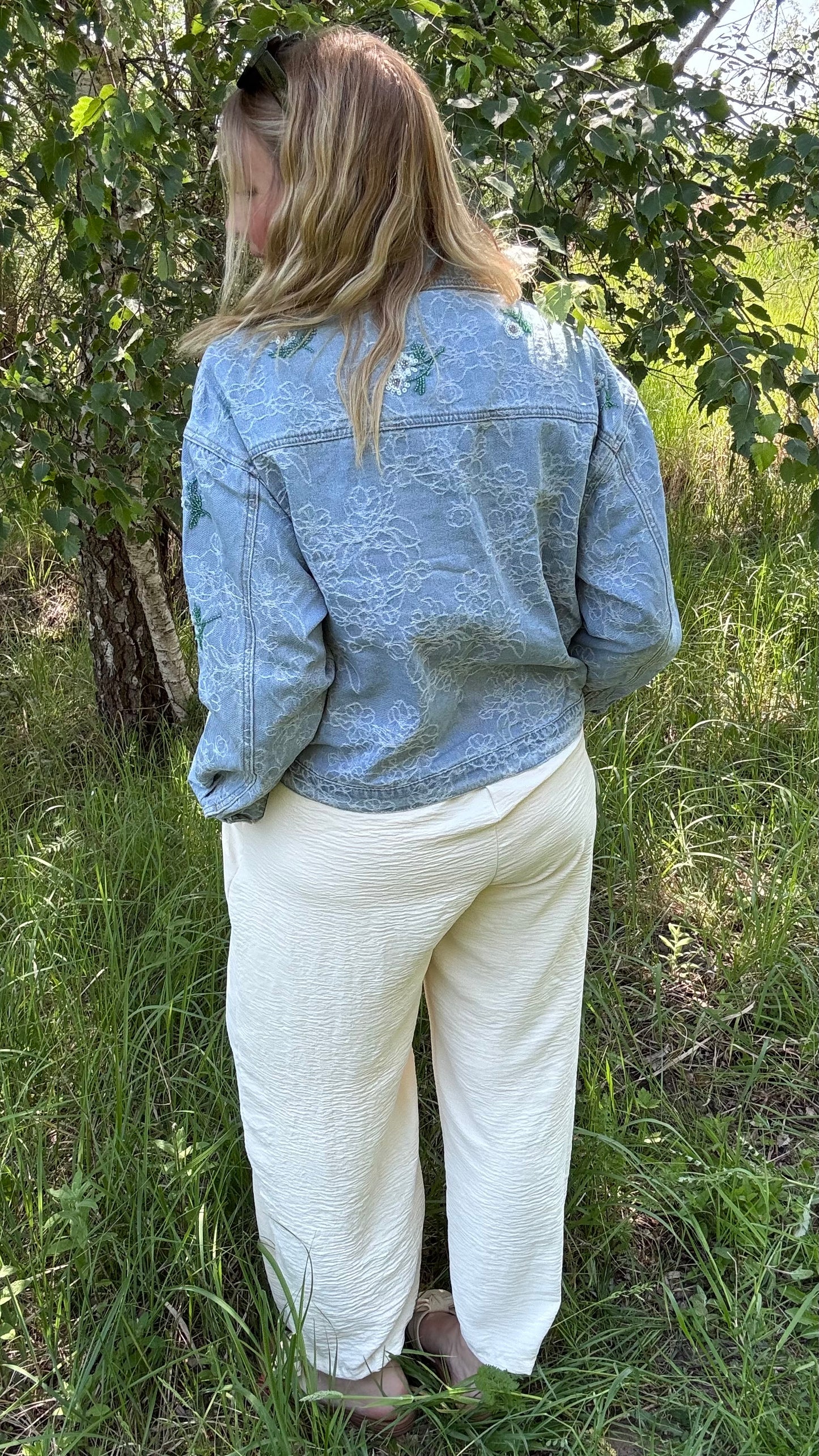 Couture denim jacket