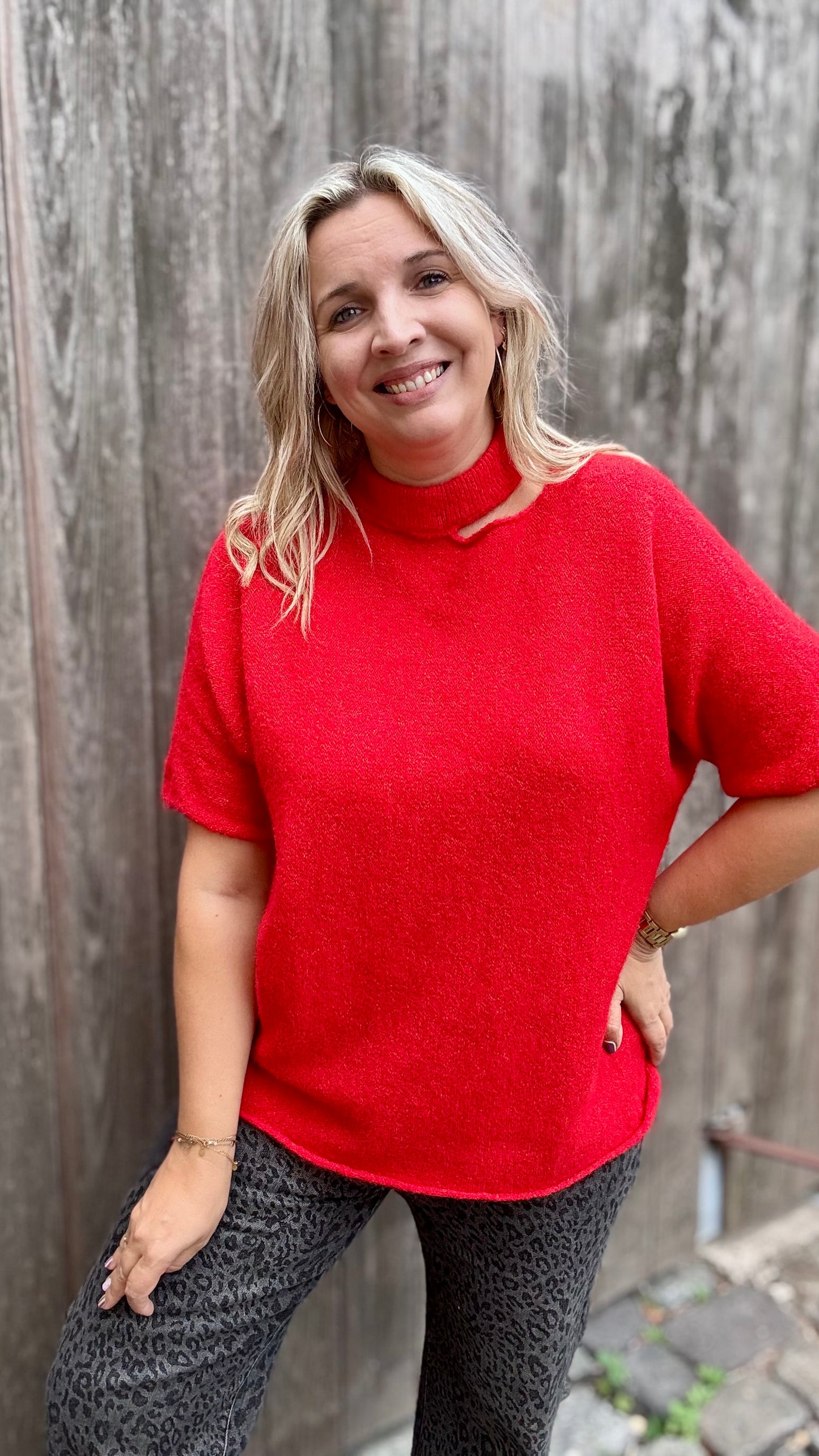 Loua knit - Rood