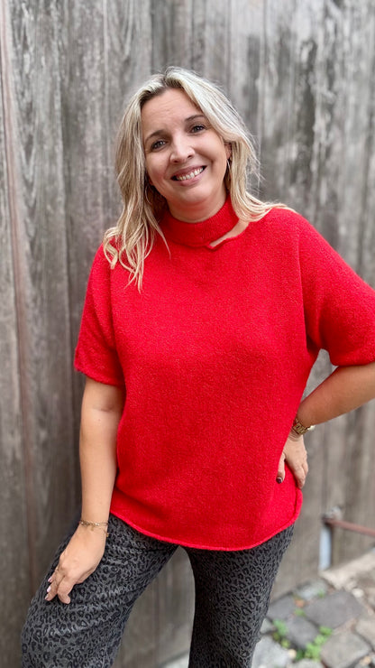 Loua knit - Rood