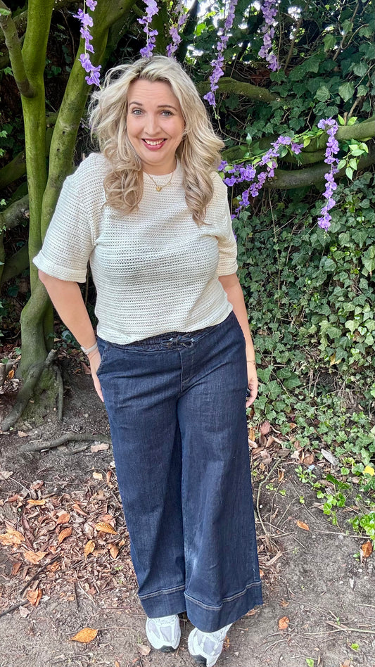 MINTsize jeans donkerblauw