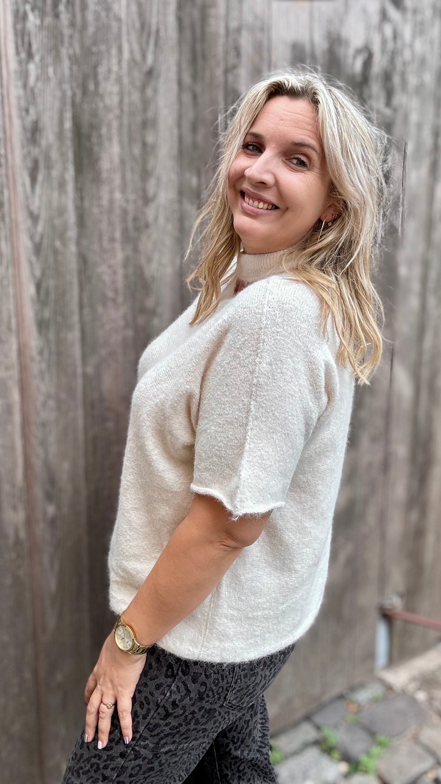 Loua knit - Crème