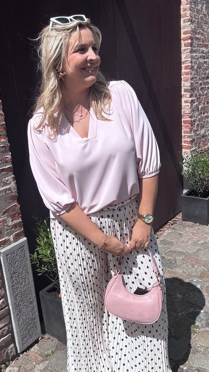 Polkadot Plissé broek