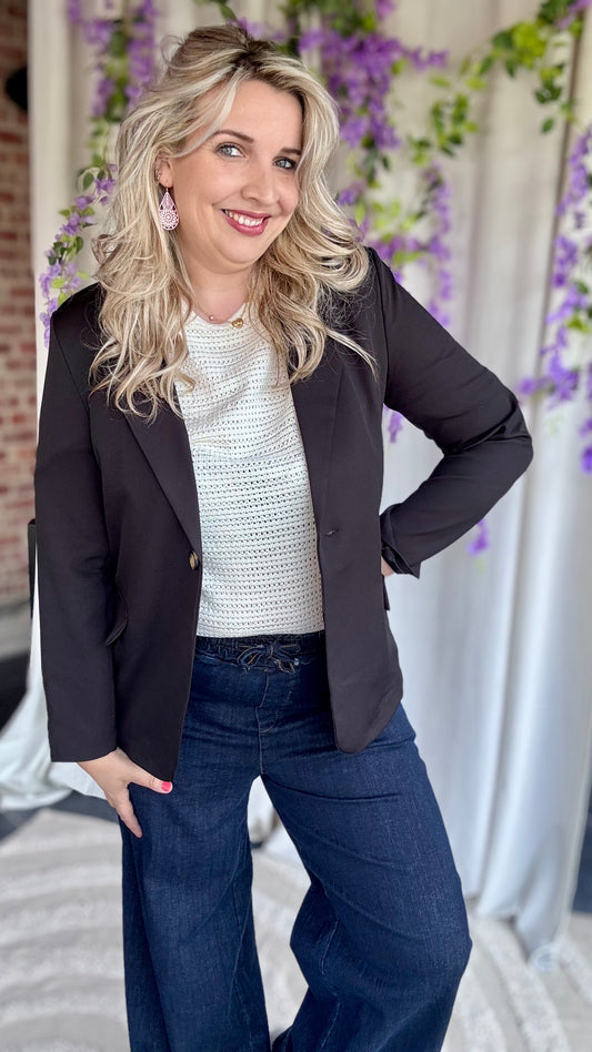 Just black blazer