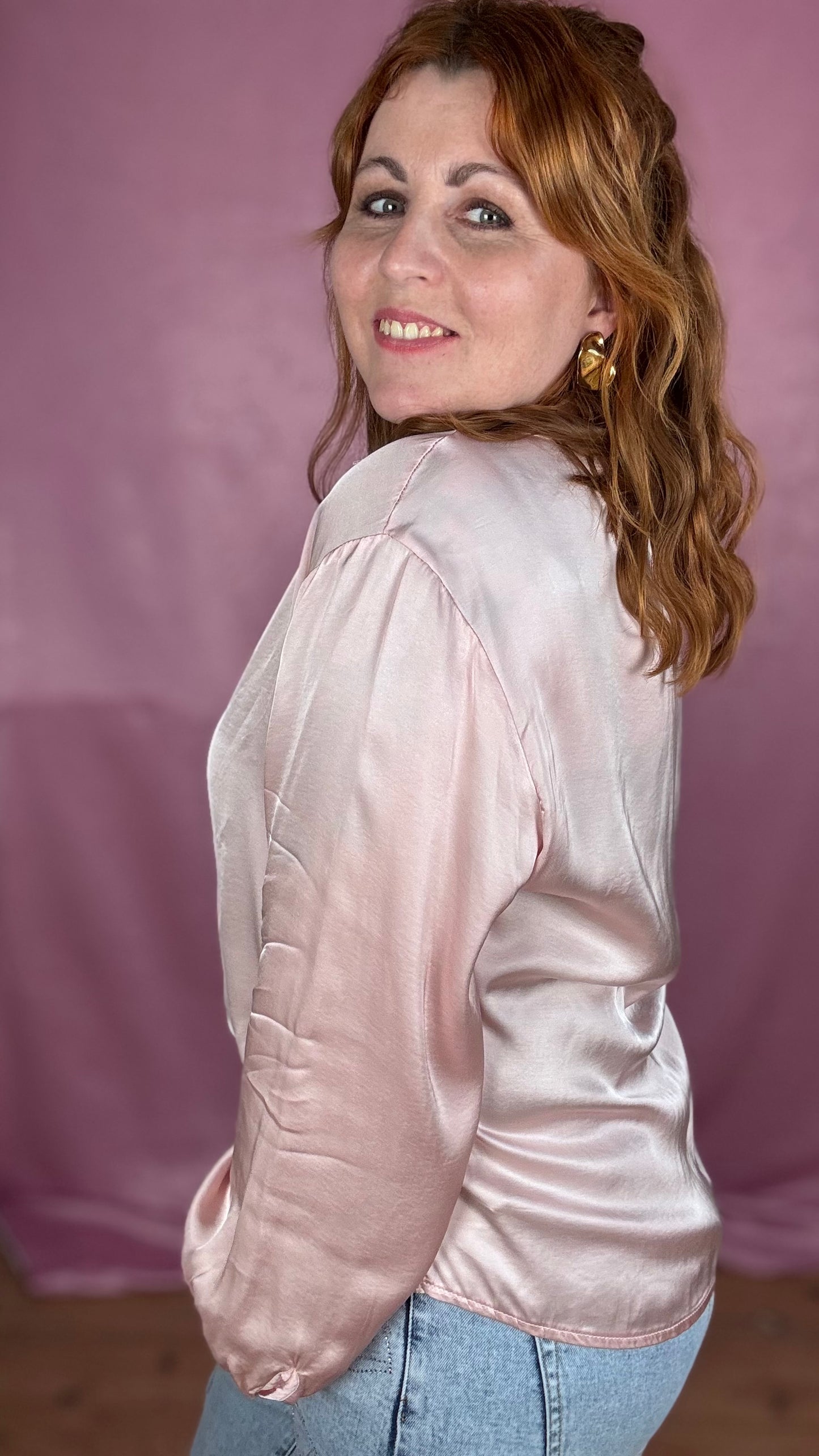 Soft blouse - roze