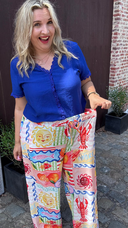 Tropical breeze broek - Multicolor
