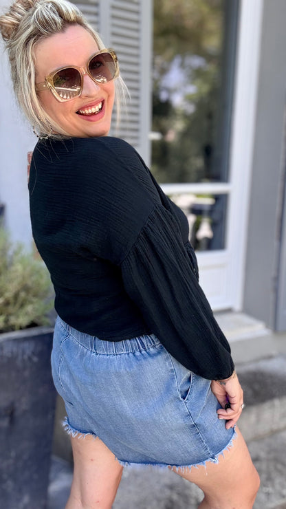 Cali blouse zwart
