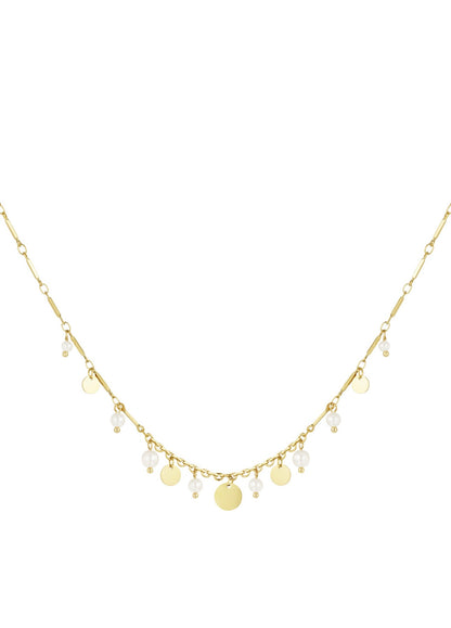 Coined élégance halsketting