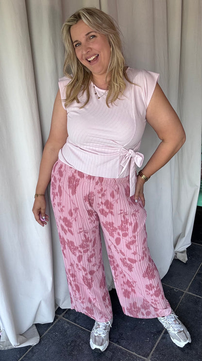 Pink vibes broek