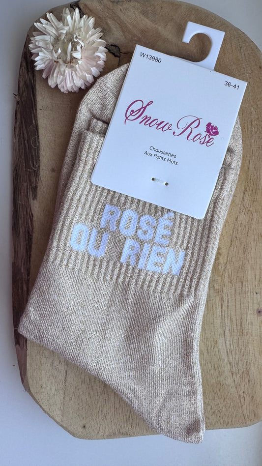 Quote sokken: Rosé ou rien