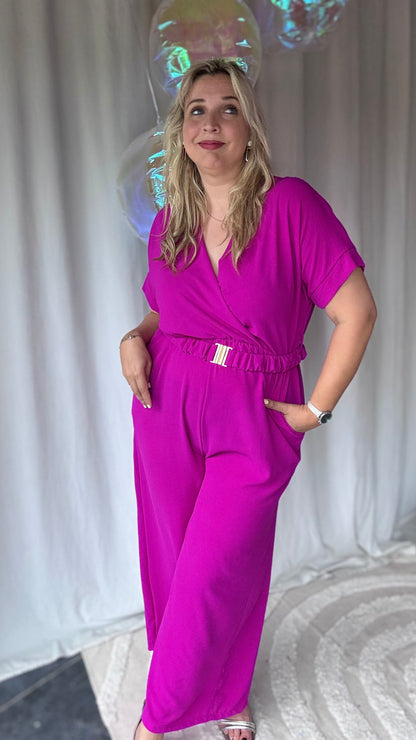 Nina jumpsuit magenta