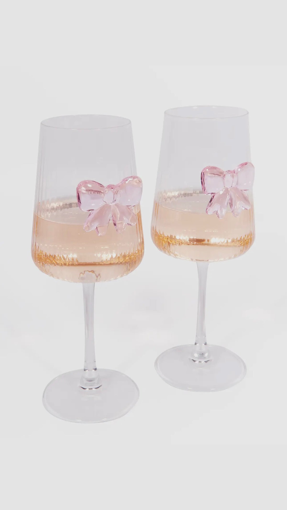 Bows ‘n drinks - Set van 2 glazen