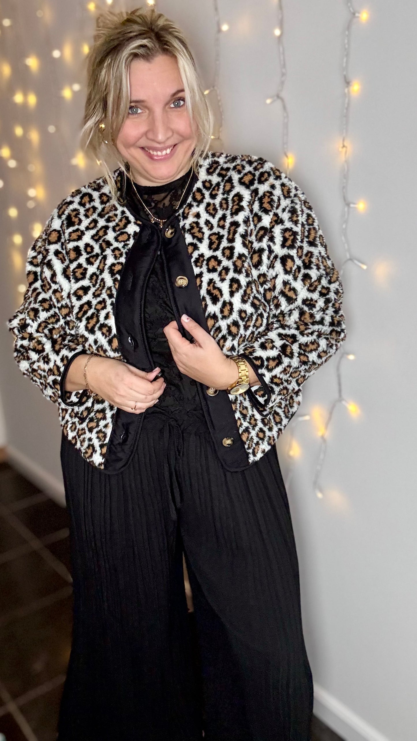 Camilla leopard vest