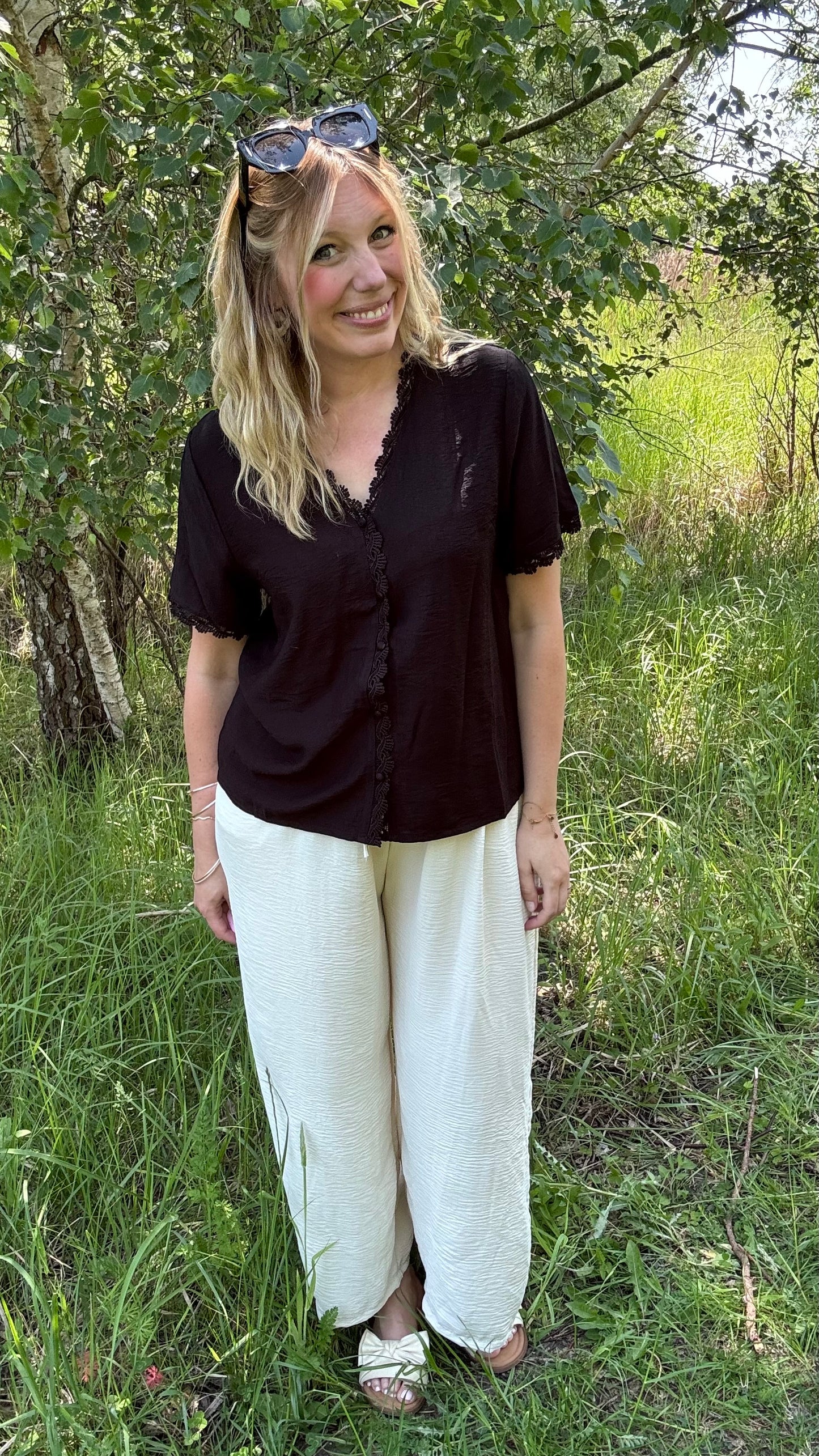 Monique blouse - Zwart