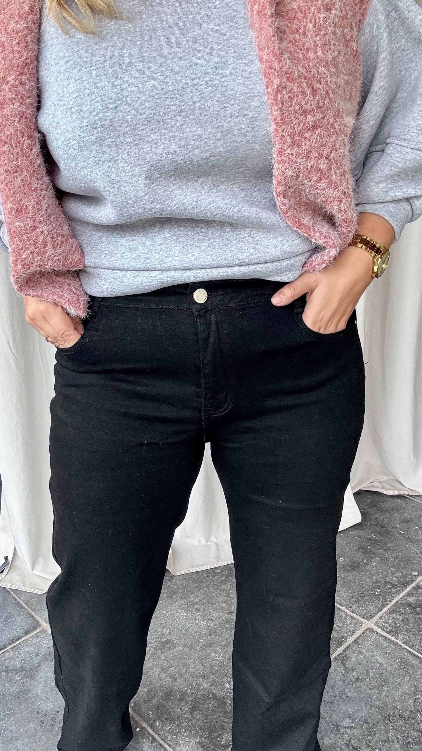 Onyx Wide leg jeans - grote maten