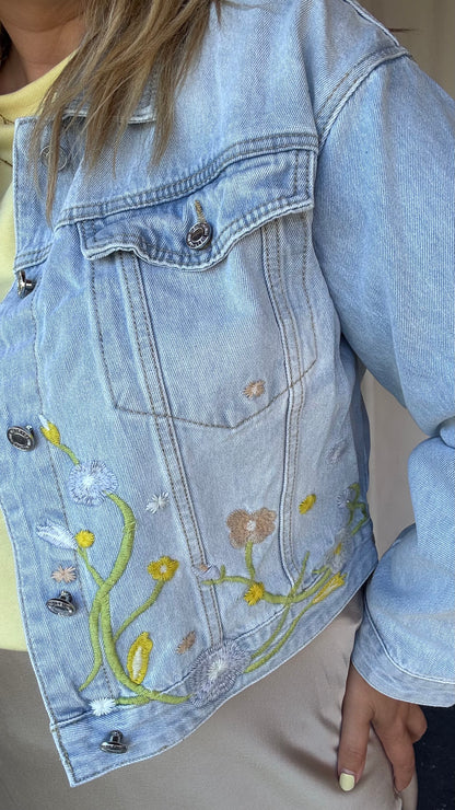 Jeansvest blossom