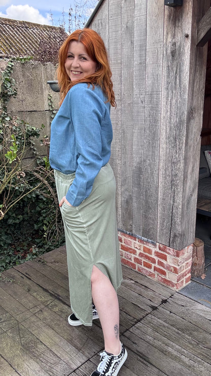 Estelle rok - kaki