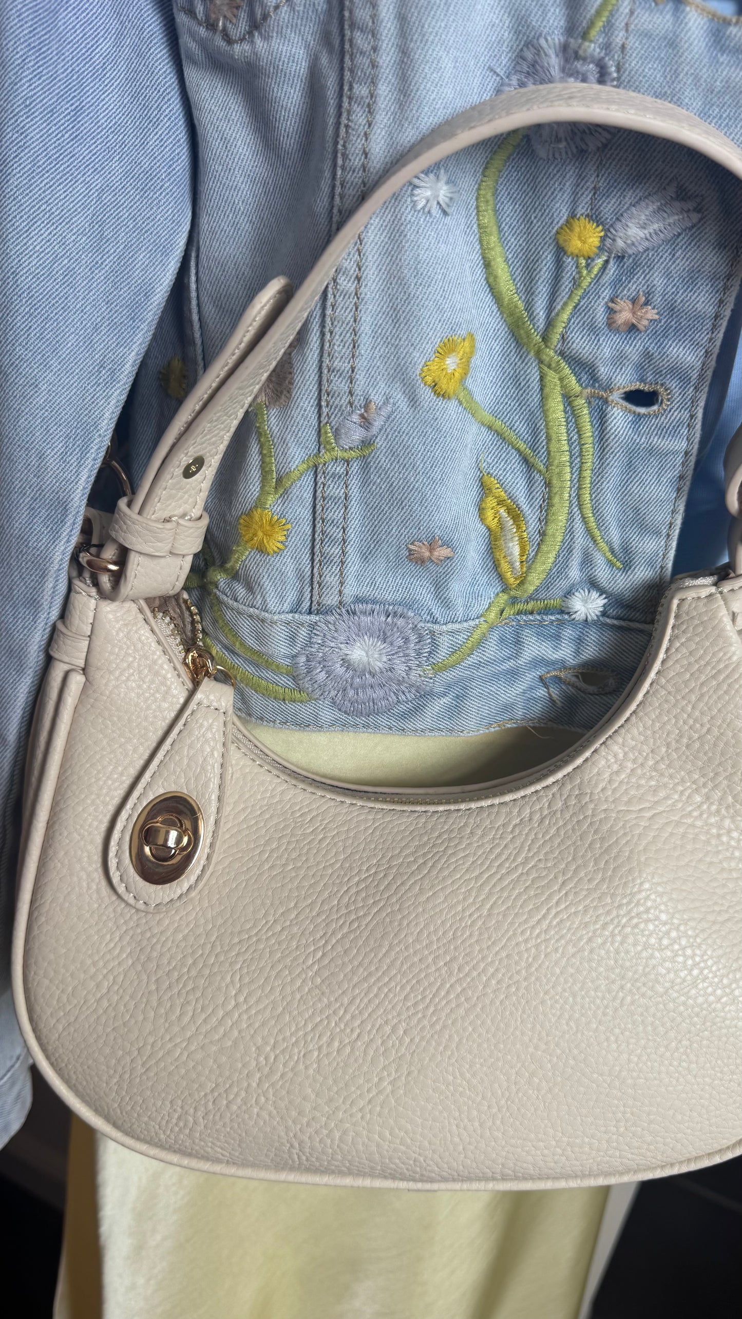 Little moon bag - Crème