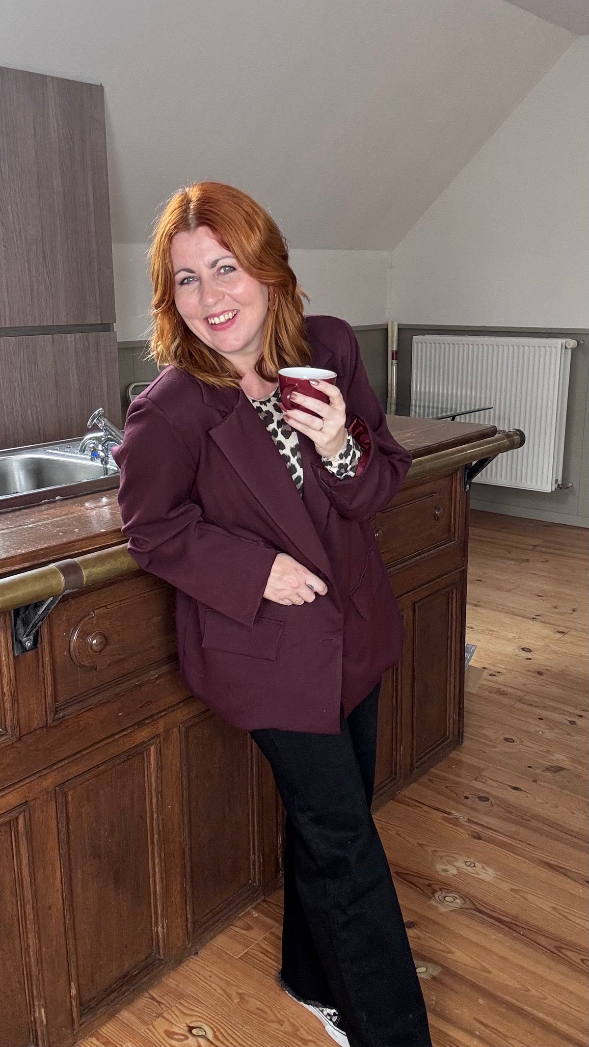 Freya blazer - Burgundy