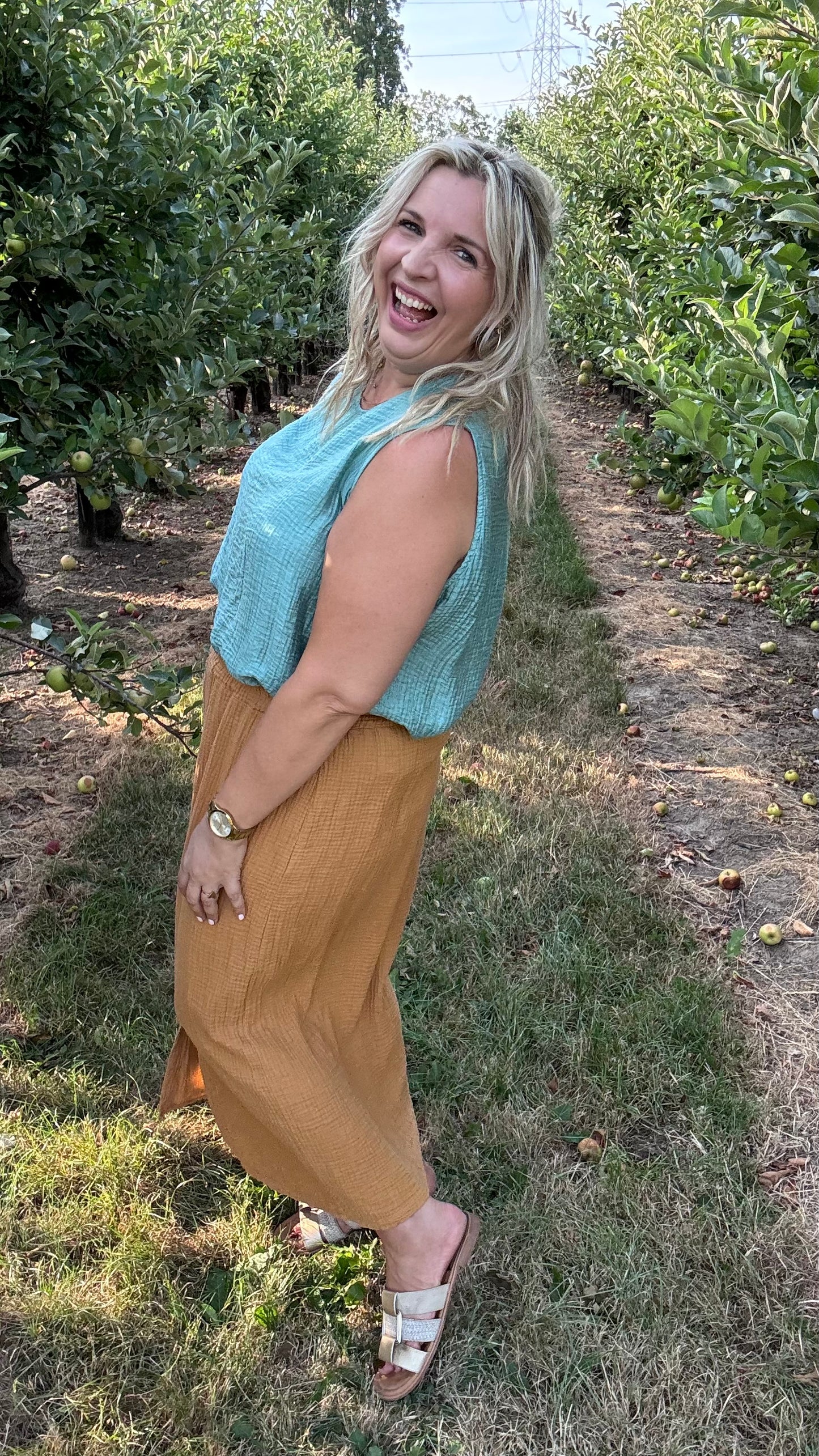 Effen top - Mint