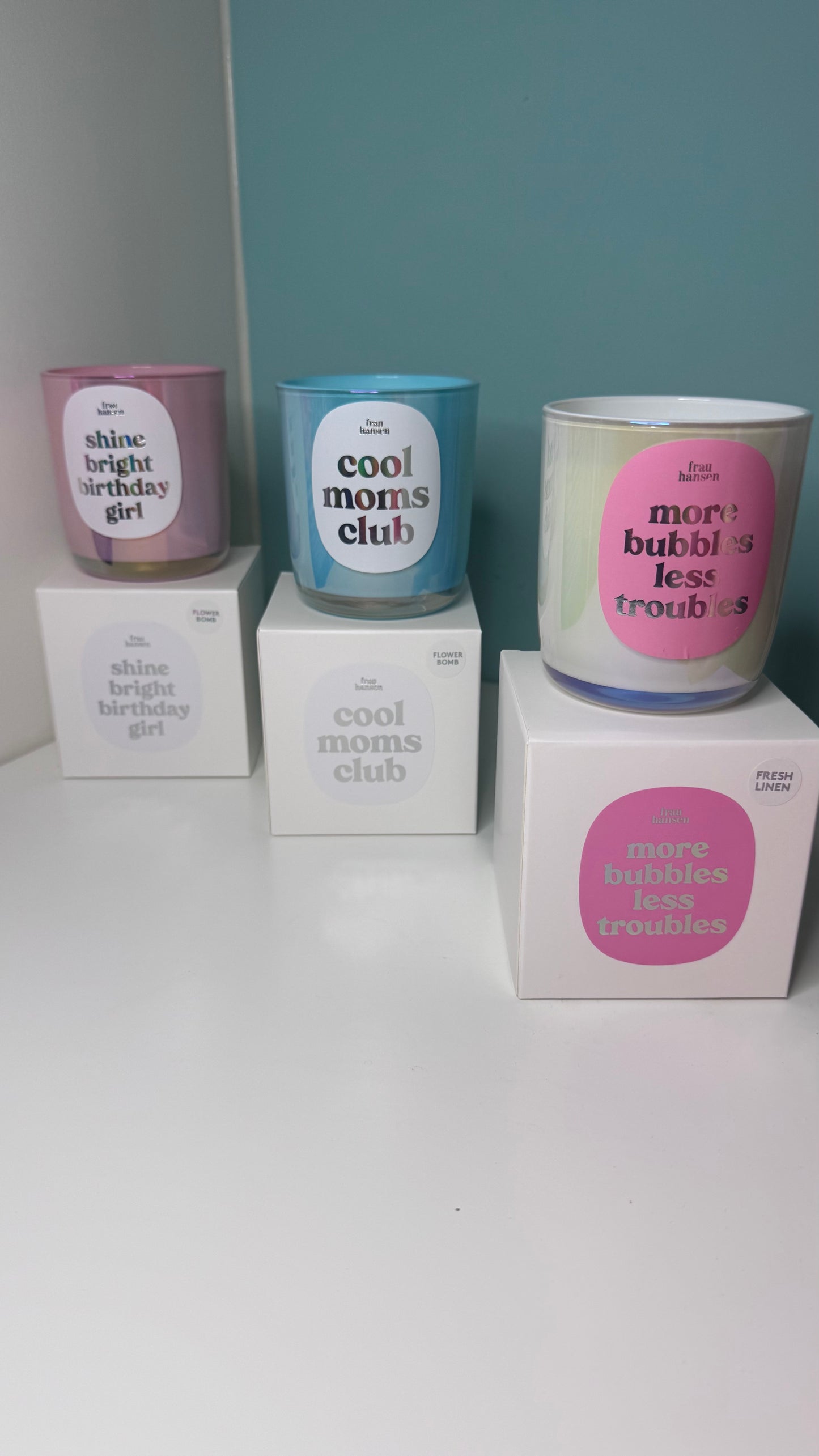 Geurkaars: MORE BUBBLES, LESS TROUBLES