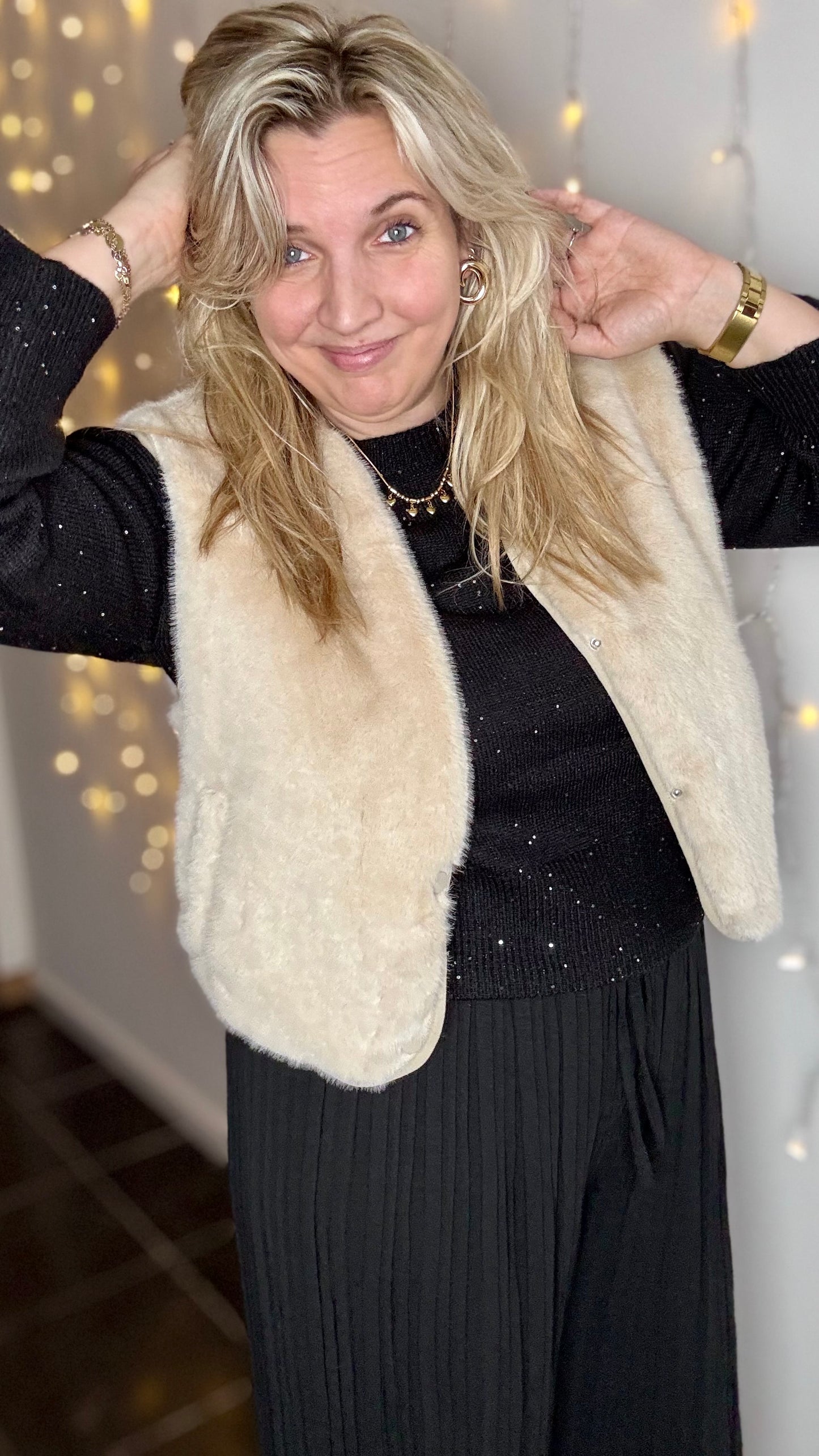 Ellie Gilet - Crème