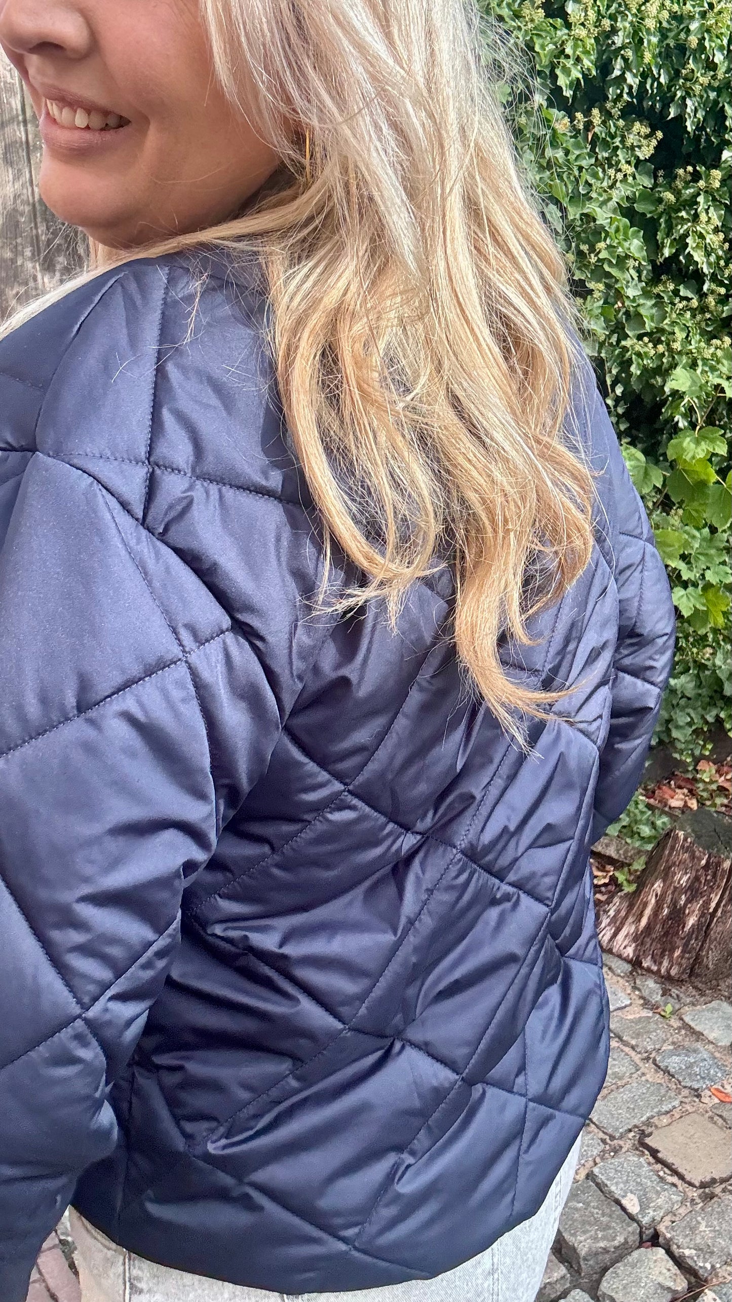 Urban leopard puffer - Donkerblauw