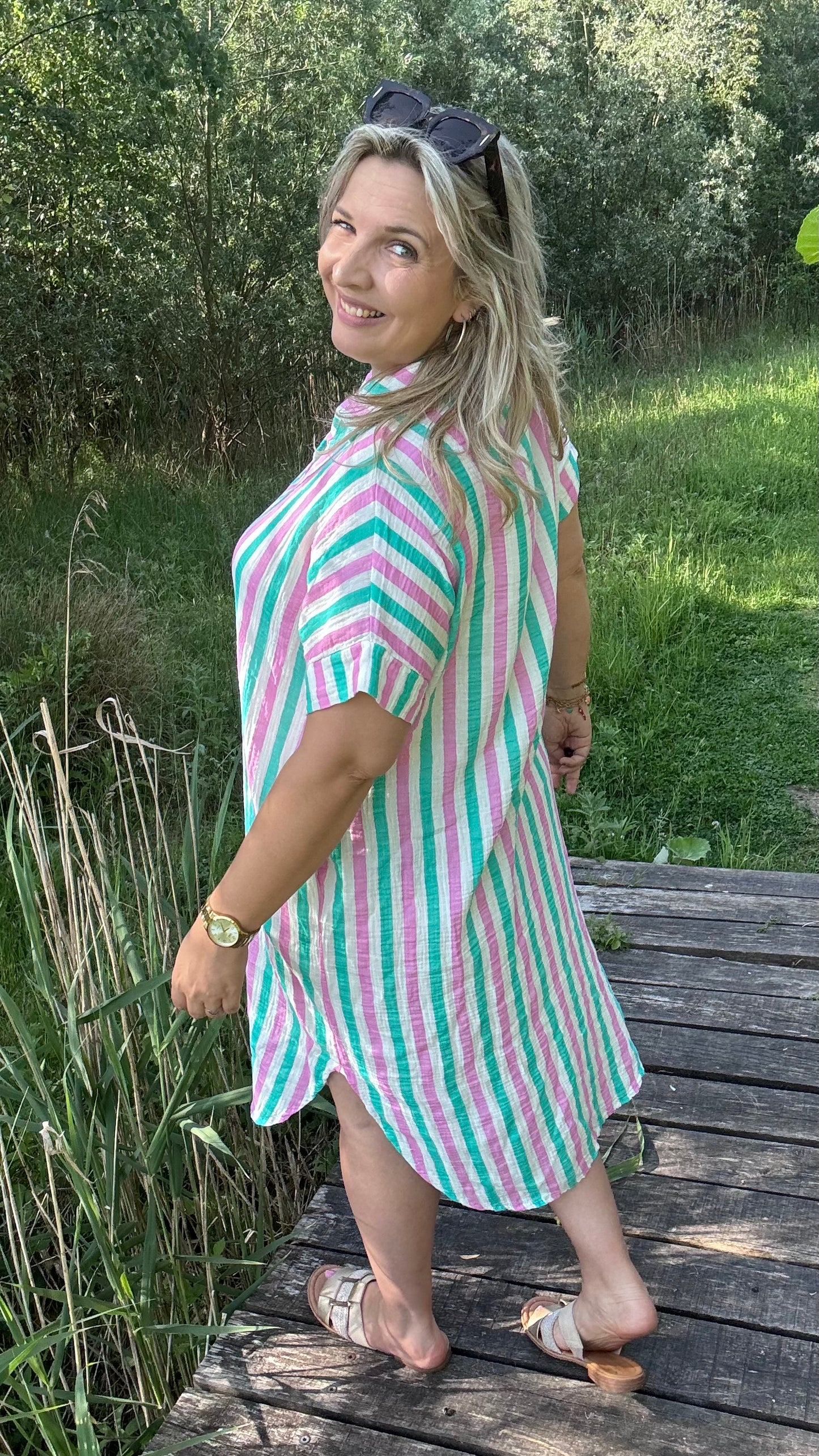 Coast dress - Groen